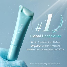 Laka Soothing Prep Lip Mask, Cooling Peel Off Korean Lip Mask, Gentle Exfoliator for Lips, Hygienic & Easy Application, Daily Lip Care, K-Beauty​, 0.33 fl.oz
