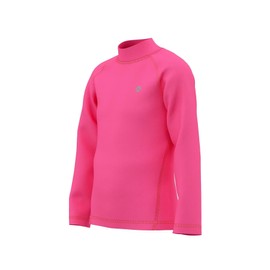 Girls Long-Sleeve Rash Vest - Kids UPF Surfing Tshirt Children Quickdrying Beach Swim Tee Youth Breathable Water Sports Top Pink 7/8y
