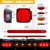 Gonice Complete LED Trailer Light Kit, Super Bright Submersible Boat