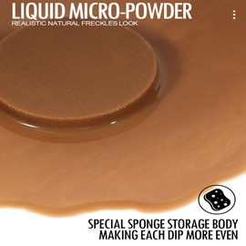 Realistisch Freckle Pen - Sommersprossiger Make-up-Stift/Wasserfester Soft Dot Sopt Pen für natürliches, müheloses, sonnengeküsstes Make-up,24h Haltbar | Make-up Freckles (3.0 DEEP)