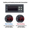 Smart Temperature Controller NTC Sensor Adjustable Digital Display Thermostat 220VAC