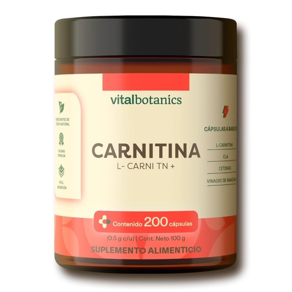 L-Carnitina con CLA Cetonas Vinagre de Manzana con 200 Capsulas