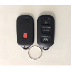 Ri-key Security- 4 Button Replacement Key Keyless Remote Shell Pad Cover Fob Case for Toyota