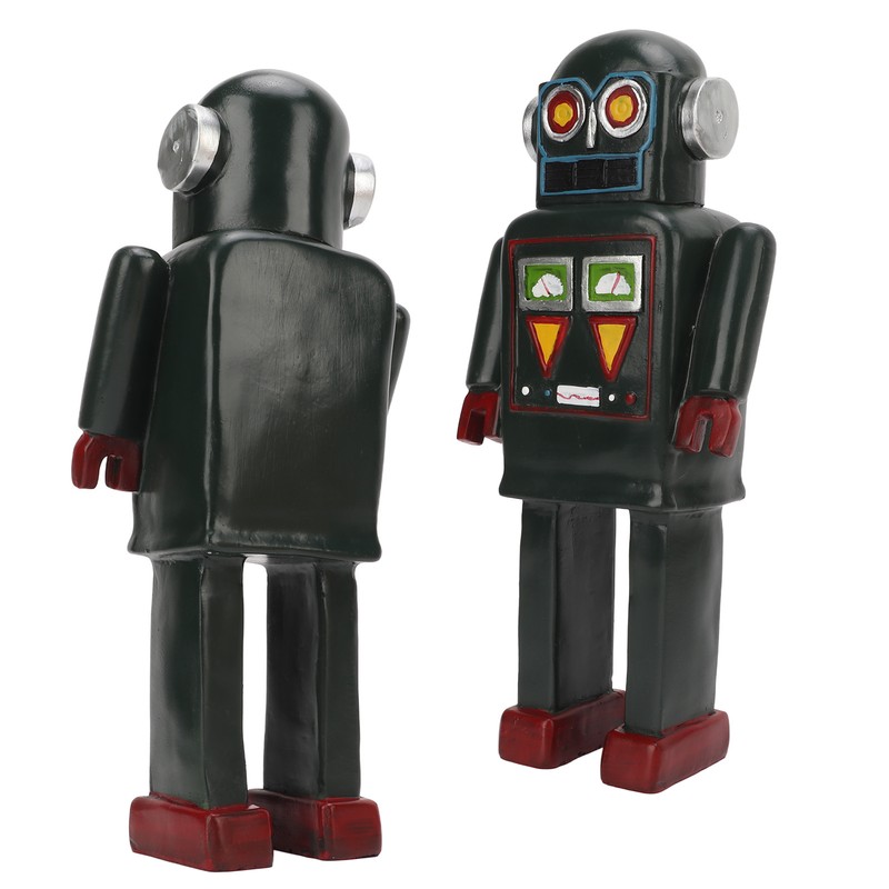 Robot Statue European Style Retro Robot Statue Decoration Shooting Props