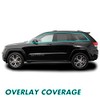 SlickMod Chrome Delete Blackout Vinyl Overlay for 2011-2021 Jeep Grand