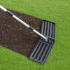 Labor-Saving Design Lawn Leveling Rake [Patent-Pending], 30"x10" Stainless Steel Yard