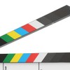 30x25CM Acrylic Movie Clapperboard Professional Director Action Clap Film Photography