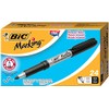 BIC GPM241-BK Marking Fine Tip Permanent Marker, Black, 24/pack