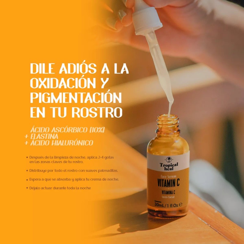 Tropical Heal Serum Facial Antiedad Vitamina C + Ah Tropical