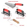 Goldblatt 8 Pieces Masonry Hand Tool Set Includes Finishing Trowel,