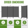 JVVMNJLK Indoor Room Divider, Portable Office Divider, Room Divider Wall