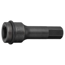 Tone 4AH-14L75 Semi-Long Hexagon Socket for Impacts, 0.5 inch (12.7 mm) Drive (1/2 mm), 2 Side Width 0.6 inches (14 mm)
