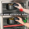 INFRAOVENS Oven Rack Guards and Silicone Push Pull Stick, Heat