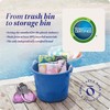 HOMZ 2-Pack Utility Tub, Large Plastic Storage Bucket with Rope