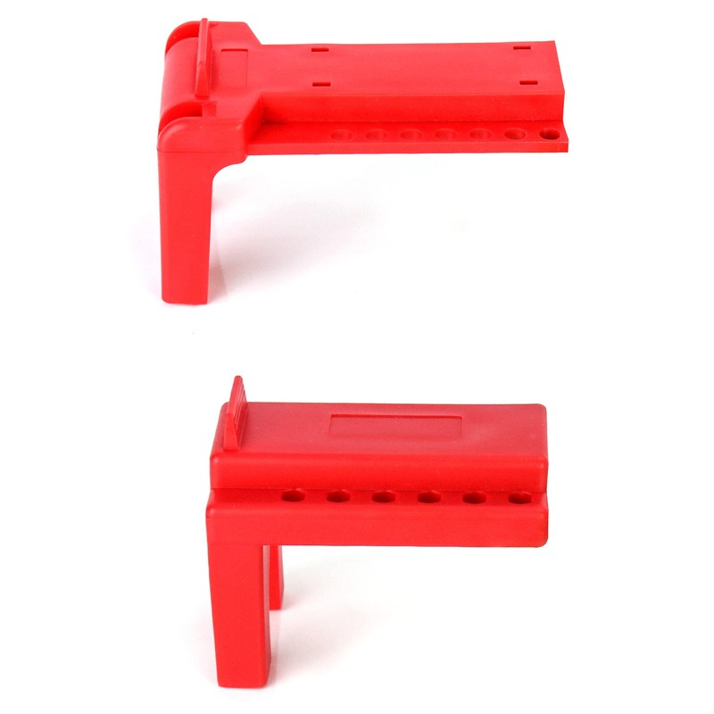 QWORK Ball Valve Lockout, Safety Lock, 1/2" - 2-1/2" Diameter,