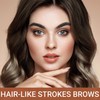 Eyebrow Pencil - Waterproof Microblading Eyebrow Pencil 2-in-1 Dual-Ended 3D