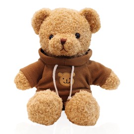 zhidiloveyou 15.7" Teddy Bear Plush Cute Stuffed Animal Soft Bear Toy for Girls Boys (Brown)