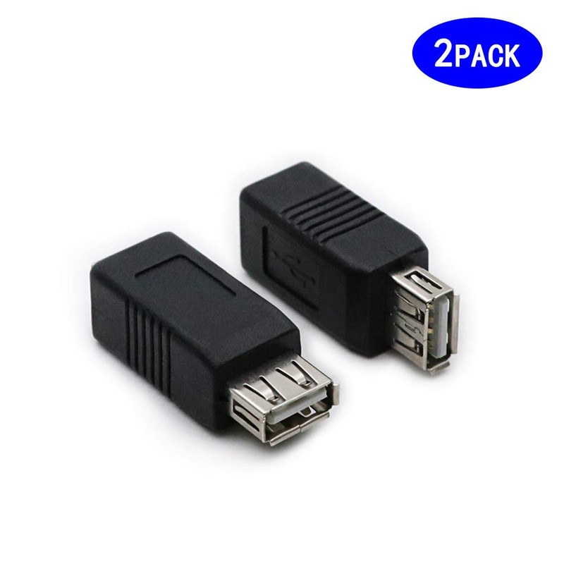 rgzhihuifz 2 Pack USB 2.0 AF/BF Plug Type A Female