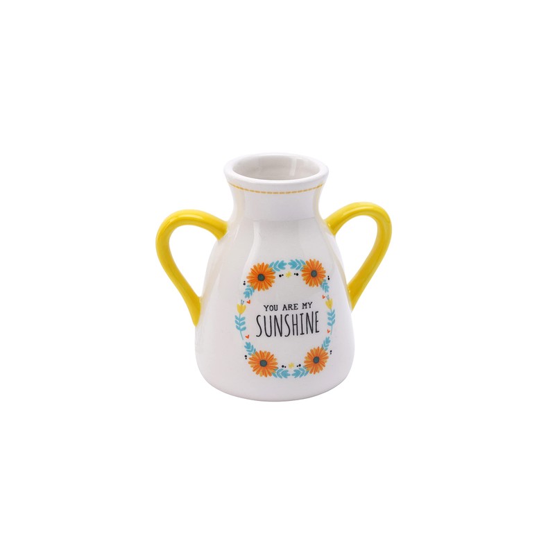 CGB Giftware | Ceramic Twin Handled Floral Bud Vase |