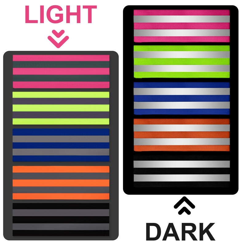 Heveer Reflective Bands Reflective Band Elastic Reflective Safety Wristband for