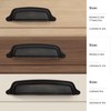 khtumeware 10 Pack 3 inch (76 mm) Drawer Pulls Oil
