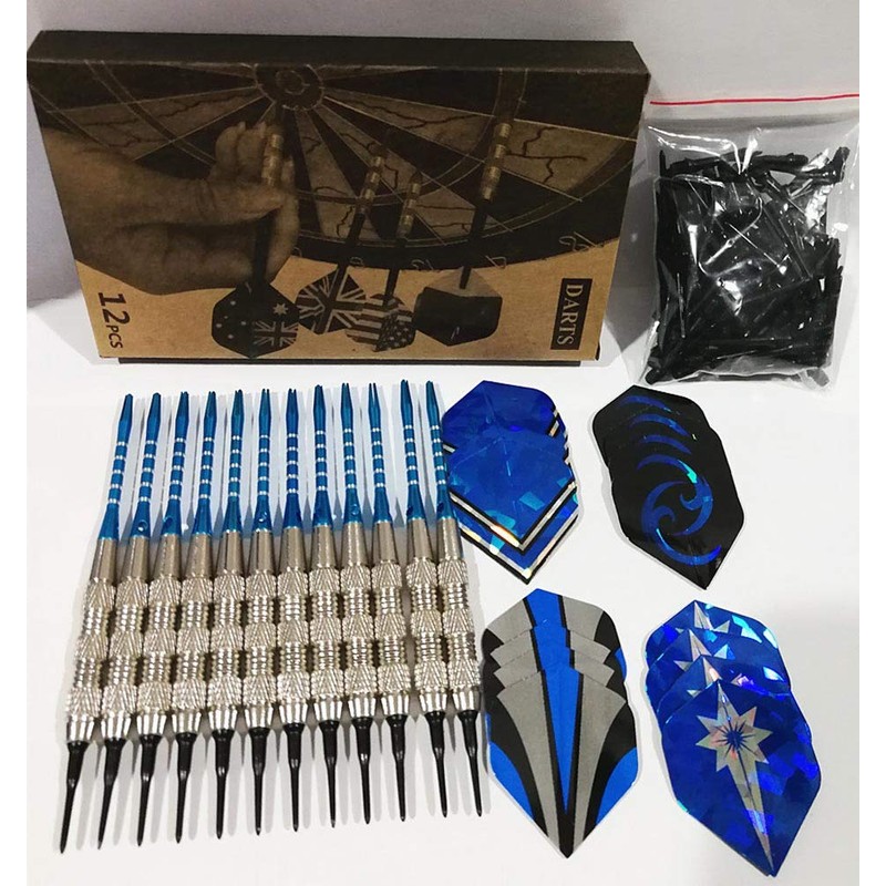 POFET 12PCS Set Soft Darts with Soft Tip Points for