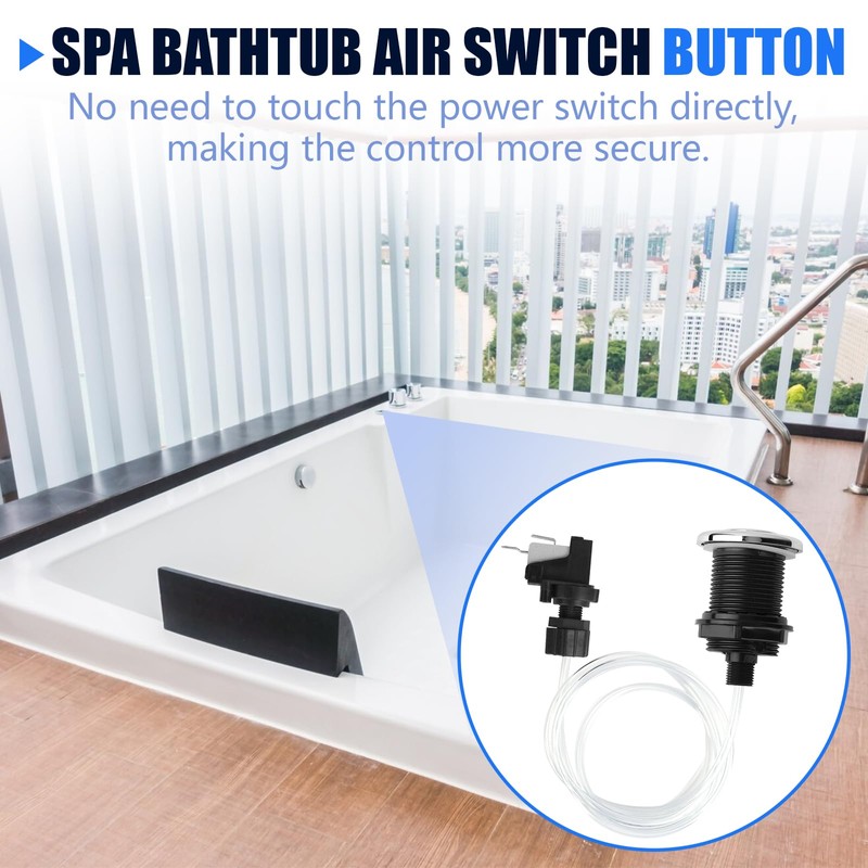 Fuoequl 16A On Off Push Button Switch Jetted Whirlpool Jet