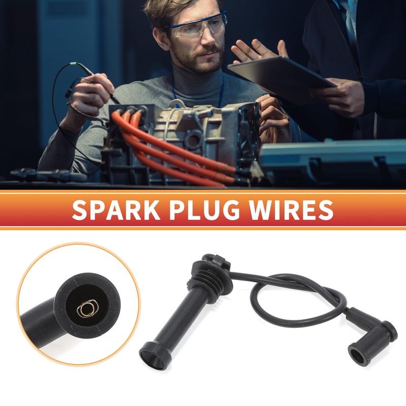 QUARKZMAN Ignition Cable Set Ignition Cable Ignition Coil for Ford