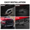 Molosicars Towing Hook Cover for RAM 1500 Accessories 2019-2025, Paired