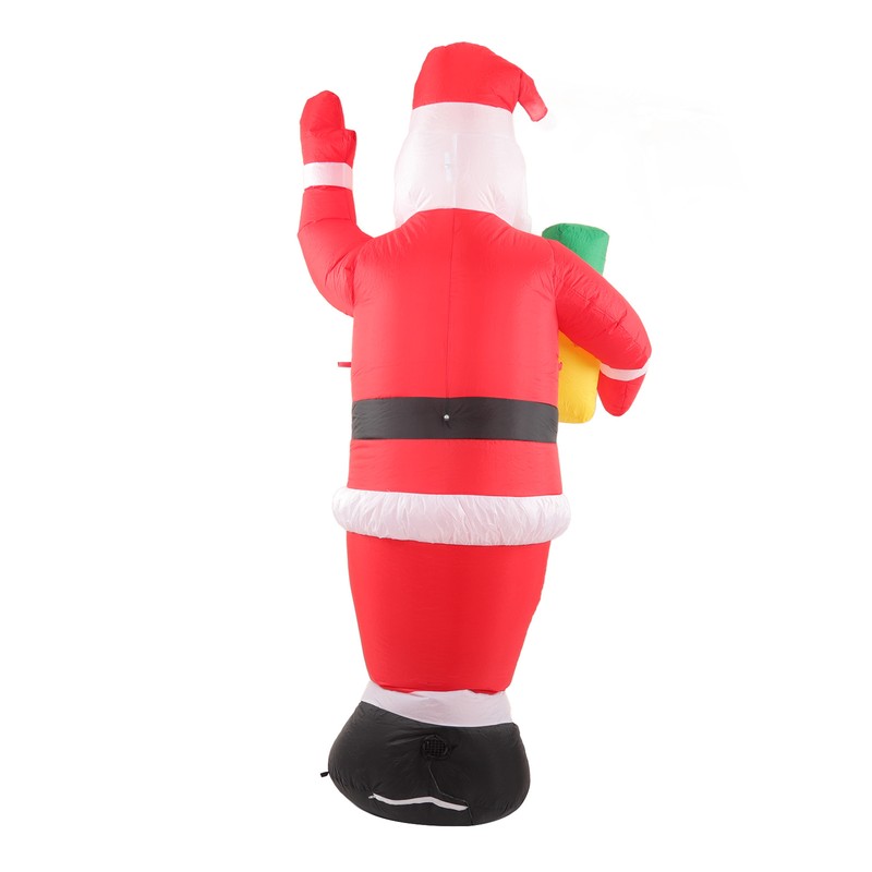 Inflatable Christmas Old Man Model with Gift Bag in Hand