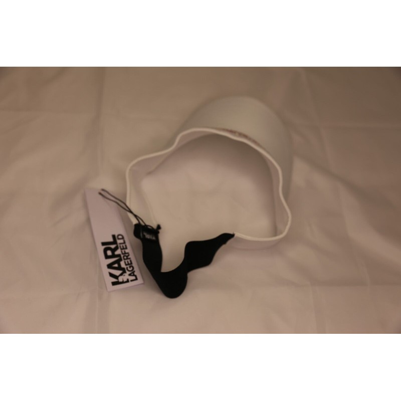 Karl Lagerfeld Logo Visor Cap one size Stitch Adjustable