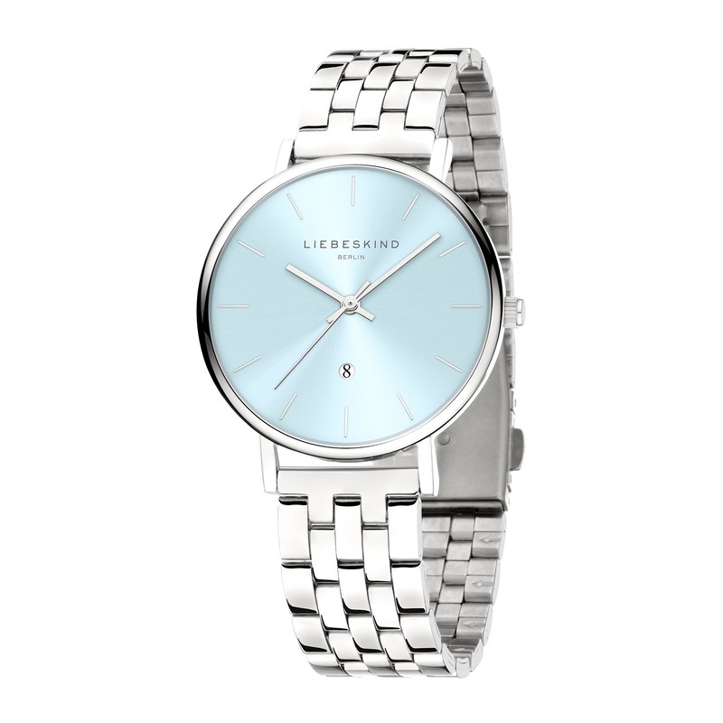 Liebeskind Berlin LT-0442-MQ IP Watch, Silver-Blue, Bracelet