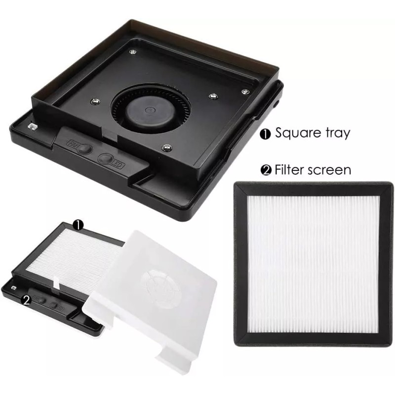 Salmue Extractor De Polvo Para Uñas, Colector De Polvo Manicura