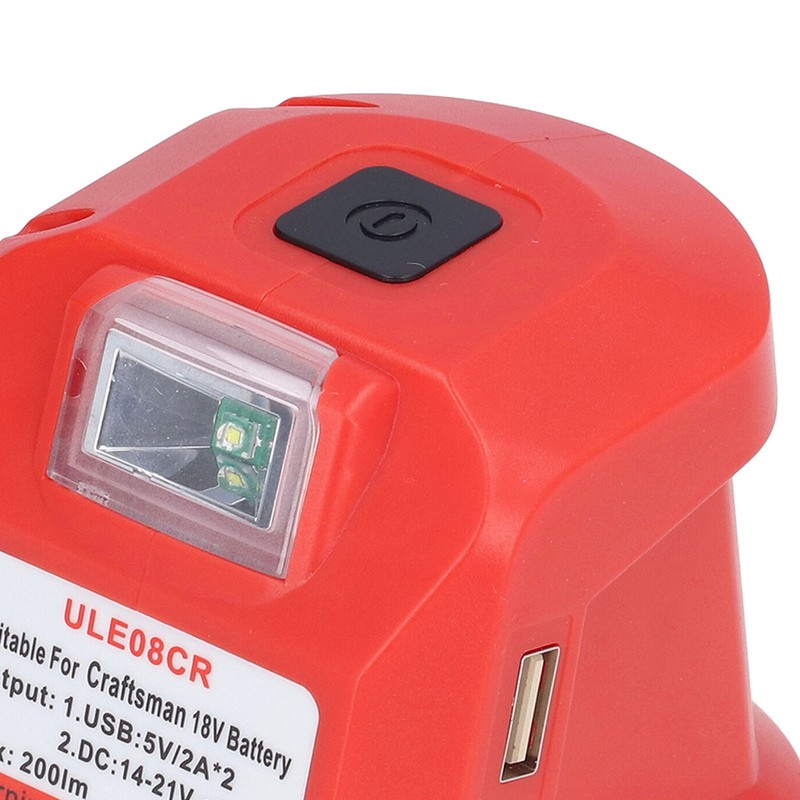 Rechargeable Spotlight Power Tool Lithium Battery Charging Lamp with USB