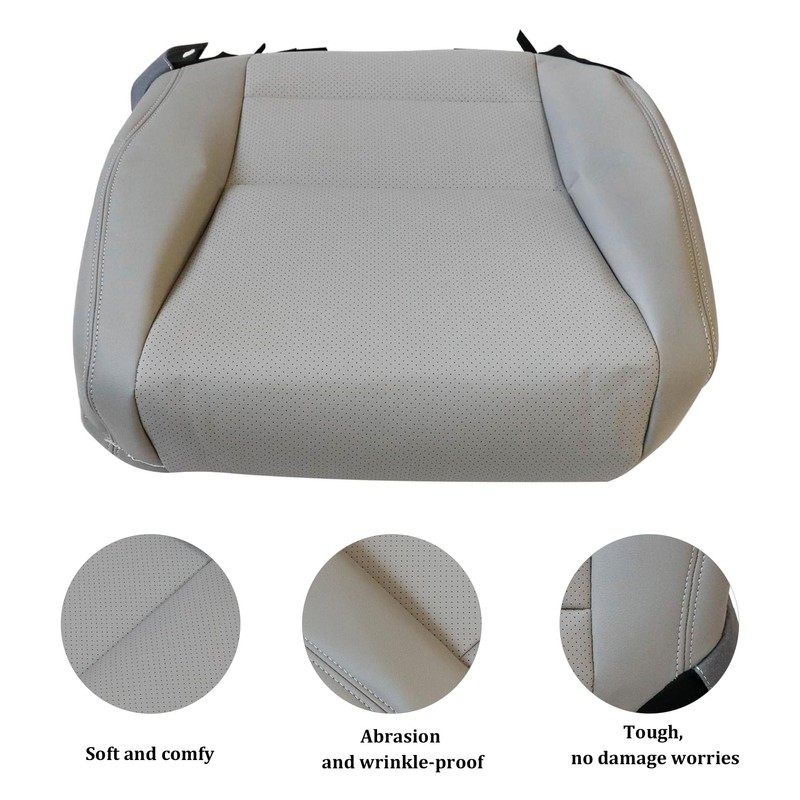 GXARTS Driver and Passenger Side Bottom Lower Replacement Perforated Leather