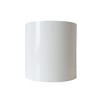 4-Inch PVC Sewer Cleanout Cap Adapter Fitting, White, with Coupling