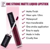 Perpaa One Stroke Matte Liquid Lipstick (5 ml) (Rich Plum)