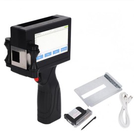 Handheld Inkjet Printer Gun Portable Intelligent with LED Touch Screen 12.7mm UK Plug AC110‑240V