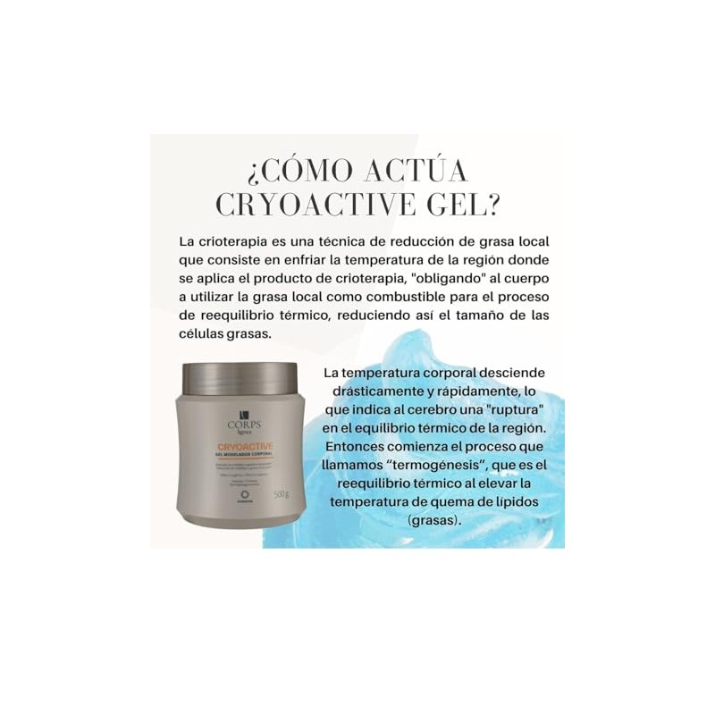 Gel Cryoactive Corps by Hinode reduce medidas y aplana abdomen