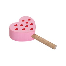 Erzi 9.9 x 5.3 x 2 cm Pretend Play Wooden Grocery Shop Merchandize Ice Lolly Raspberry