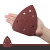 LEONTOOL 30 Pieces Mouse Sandpaper 80 Grit 6 Holes Mouse