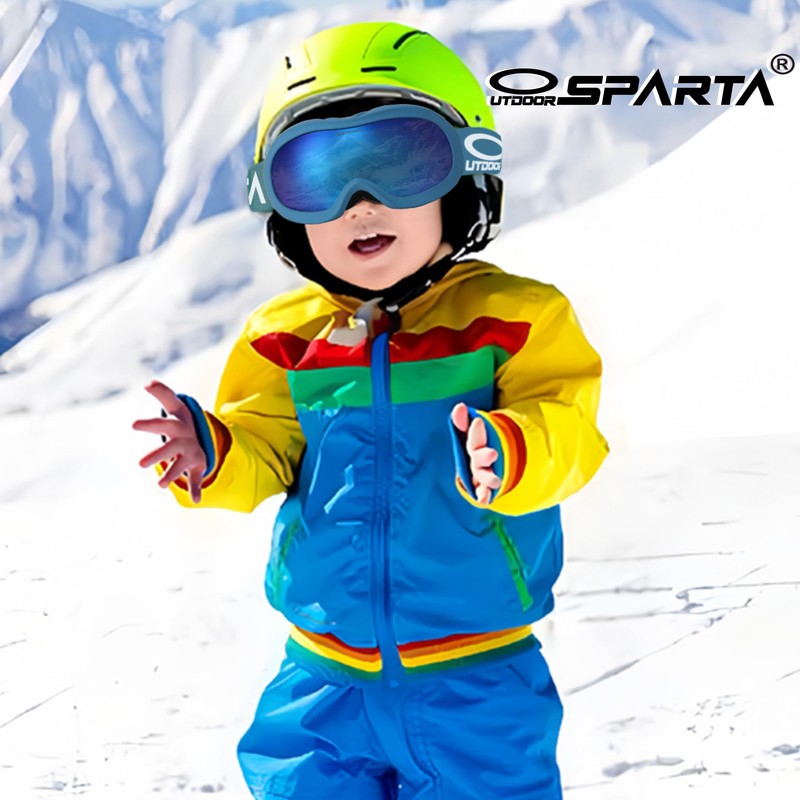 OUTDOORSPARTA Kids Ski Goggles Kids Snowboarding Goggles for Boys Girls