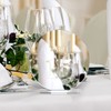 HZGUEOSTB Acrylic Wedding Table Numbers 1-15 with Stands,4.8"Round Mirror Gold