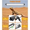 MouMouPurr 24W T5 UVB Reptile Light Fixture Combo Kit –