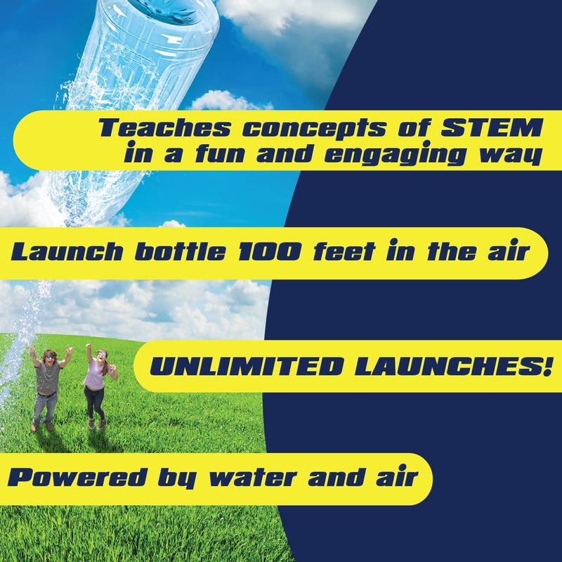 AquaPod The Original Rocket Bottle Launcher Kit - Launches Soda