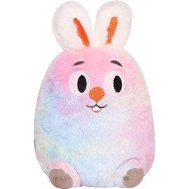 yohica Easter Bunny Plush Toy, Bunny Plush Toys Decorations Cute Animal Bunny Stuffed Doll Easter Basket Stuffers Party Favors Gift for Girls Boys (caihongtuzi)