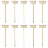 Small Wooden Hammer, Mallet Mashing Hammering Made of Wood, Mini