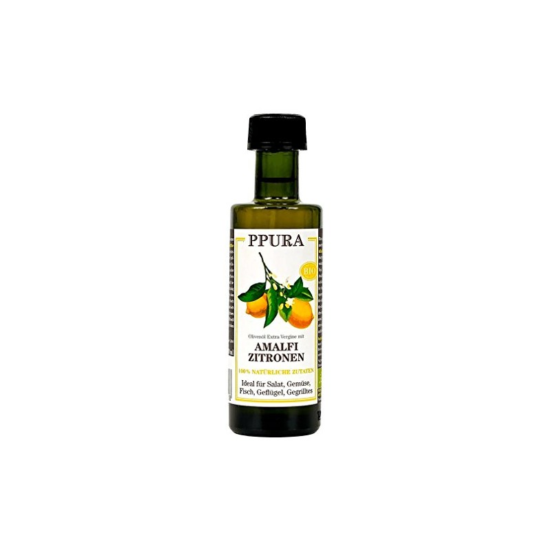 PPURA Olive Oil with Amalfi Lemon (100 ml) - Organic