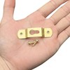 30 PCS Picture Hanging Plate,Keyhole Hangers with Screws,Pegs for Photo