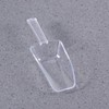 4.5 Inch Clear Plastic Multi-Purpose Scoops, Ice Scoop for Weddings,